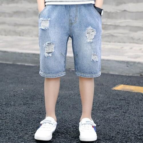 Pteromys Denim Shorts For Boys