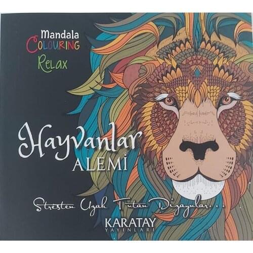 Karatay Mandala Colourıng Relax Coloring Book for adults hobby painting books painting book stress helps ease