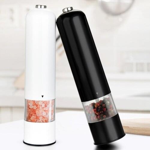 Automatic Pepper Grinder Tool Stainless Steel Adjustable Salts Pepper Mill Device for Barbecue Kitchen Grinding Gadgets