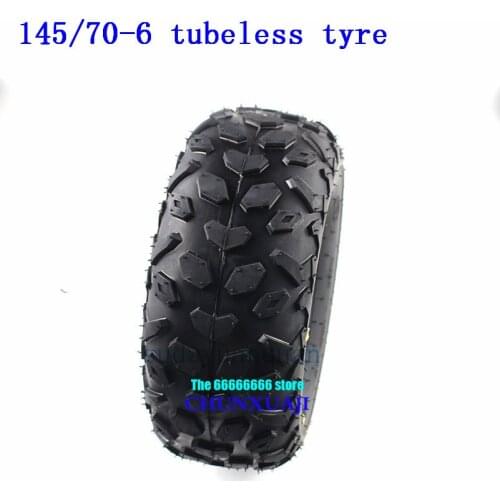 ATV tires size 145/70-6 For 50cc 70 90 110cc 125cc Kids Quad Dirt Bike Buggy ATV Buggy 6 inches ATV Vacuum tubeless Tire