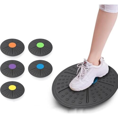 Yoga Balance Board Disc Stability Round Plates Exercise Trainer Fitness Equipment