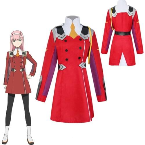 Anime DARLING 02 Zero Two Cosplay Costume DARLING in the FRANXX Cosplay DFXX Women Costume Halloween Party Dress