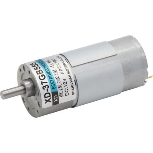 12V DC motor 24V micro gear reducer 15W slow brush positive and negative motor speed motor