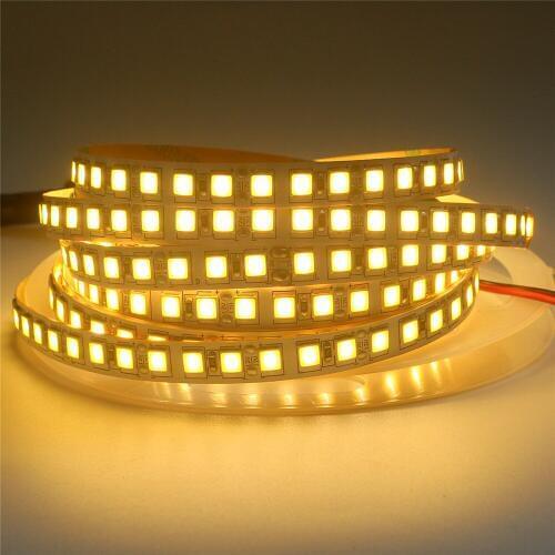 5m/lot DC 12V SMD 5050 5054 Led Strip Tape Light White /Warm white RGB Not Waterproof Kitchen Home Decor SMD 5050 TV Lamp Light
