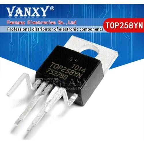 5pcs TOP258YN TO220 TOP258 TO-220 TOP258Y new and original