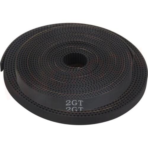 GT2 timing belt wide 6mm Rubber 2GT-6/2GT-10mm Small Backlash for 3d printer RepRap Mendel CNC 2GT belt pulley High Quality