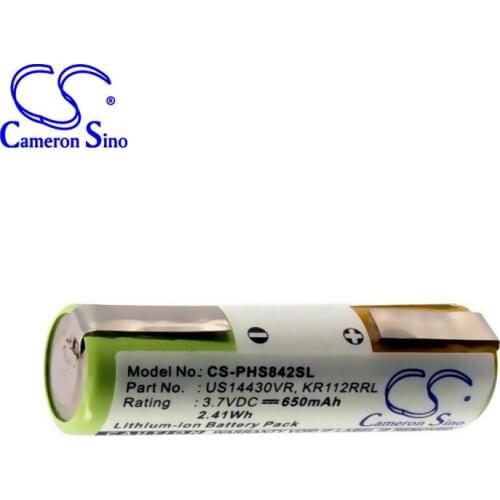 CameronSino for PHILIPS HS8420 HS8420/23 KR112RRL US14430VR battery