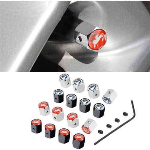 Car Tire Valve Caps for Vauxhall Corsa Astra Mokka Insignia Vectra Tigra Meriva Auto Accessories