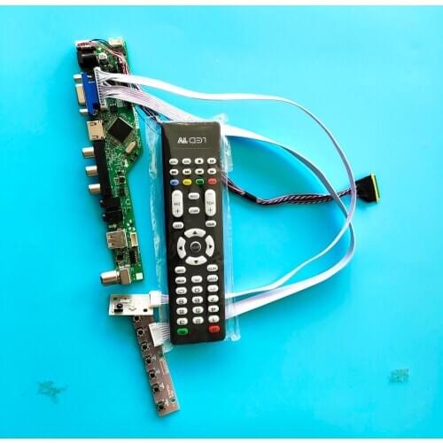 Kit for LTN116AT01-T01/201/801 VGA LCD HDMI USB Audio Display TV AV panel 40pin Screen 1920x1080 Controller board LVDS remote