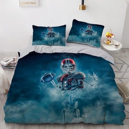 3D Demon Design Bedding Set Comforter Quilt Cover King King Queen Double Single Size Home Textile