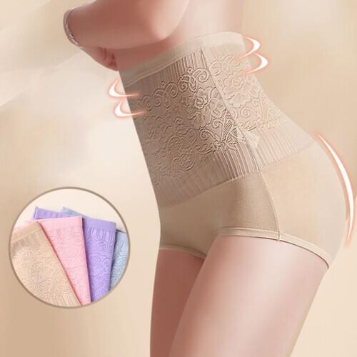Womens High Waist Body Shaper Panties Seamless Butt Tummy Belly Control Waist Slimming Pants Shapewear Girdle Thin Abdomen Hips