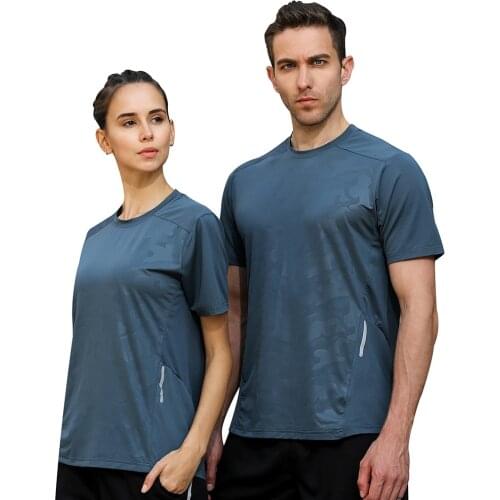 Summer T Shirt Women Short Sleeve T Shirt Men Sport Top Running Shirt Quick Dry Gym Clothing Running Fitness T-Shirt Sportswear