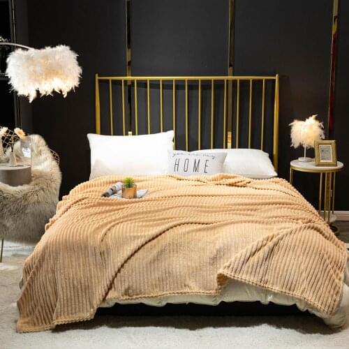 Milk cashmere throw blanke all season use Flannel blankets summer Sheets Bedspreads for bed cover Bed linen Plaids and covers