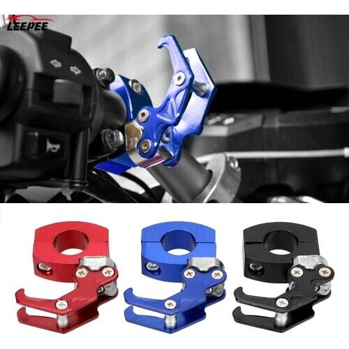 Motorcycle Bike bicycle Hook Aluminum Alloy Storage Bag Holder Carry Easy Install 4 Colors Luggage Bag Hanger Helmet Claw Hook