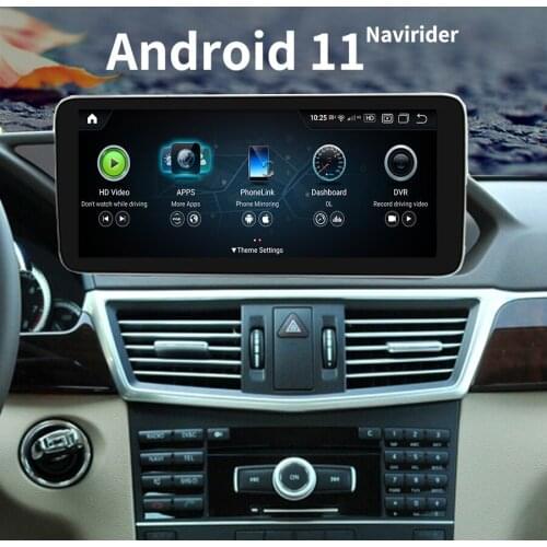 12.3" Android 11 Car Radio Multimedia Video Player For Benz W212 W207 E200 E260 E350 E Class GPS Stereo CARPLAY Android Auto