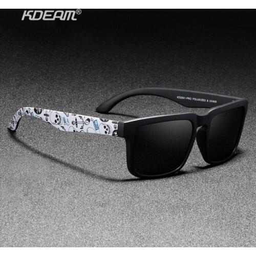KDEAM New Updated Polarized Mens Sunglasses Real Coating Mirror Lens Couples Sun Glasses with Tank Hinges 2501-PRO