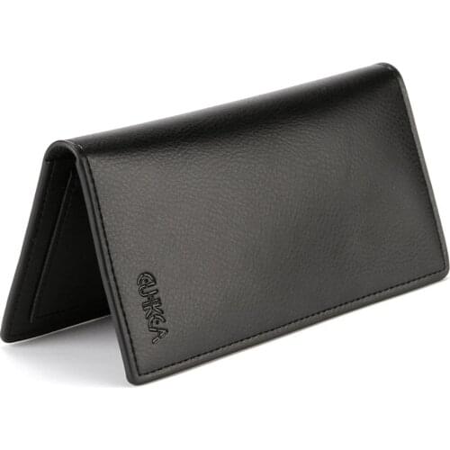 Men Wallet Vintage PU Leather Long Purse Bifold Business Coin Pocket Large Capacity