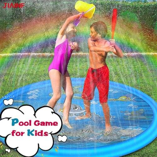 Inflatable Sprinkler cushion Outdoor Splash Pad toys For Baby Children Summer Garden Party Play Mat Water recreation plaything
