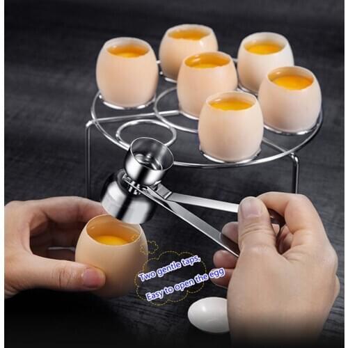 New Quail Egg Scissors Egg Topper Cutter Shell Opener 304 Stainless Steel Boiled Raw Egg Open Creative Kitchen Tools Gadgets