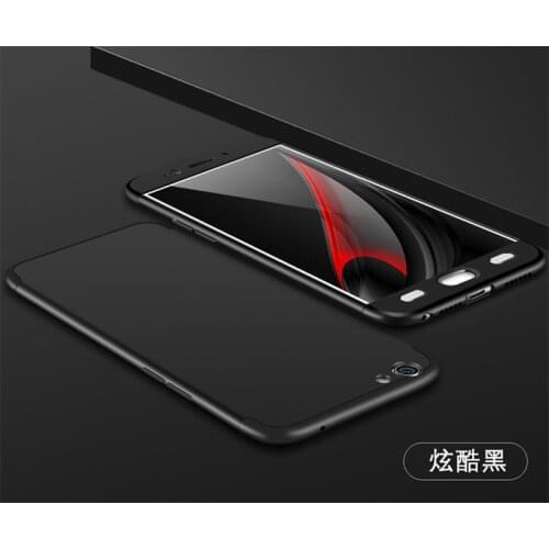 Oppo F1S A1601 Case OppoF1S 360 Degree Full Cover Shockproof Matte Phone Case for Oppo F1S Hard Cover with Glass Film
