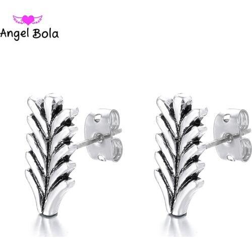 Wholesale Jewelry New Design Cool Punk Mens Hoop Tire Pattern Buddha Earring Ear Stud Men Woman Jewelry