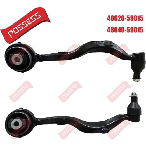A Pair of Front Lower Suspension Control Arm Curve For Lexus LS460 AWD USF40 USF4 48620-59015 48640-59015 4862059015 4864059015