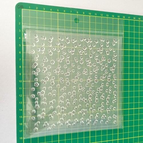 Stars Dots Snowy Sky Clear Stamp Transparent Seal DIY Scrapbooking Card Making Clear Silicone Stamp Crafts Supplies 2021 New