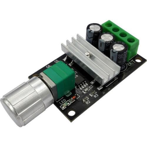 DC 6V 12V 24V 28VDC 3A 80W PWM Motor Speed Controller Regulator Adjustable Variable Speed Control With Potentiometer Switch