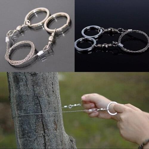 Hand Chain Saw Safety Survival Fretsaw ChainSaw Emergency Outdoor Steel Wire Saw Camping Hunting Kits Pocket Gear