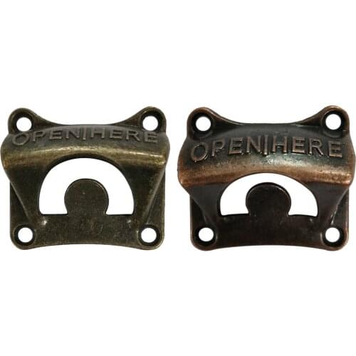 Mini Retro Collectable Wall Mounted Bottle Opener Antique Style Quick Cola Soda Glass Opener Kitchen Bar Tool Gift