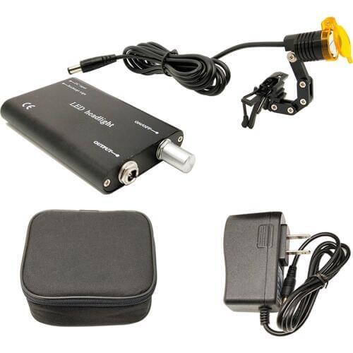 3W Dentist Tools Dental Surgery Surgical Portable LED Head Light Lamp for Dental Surgical Medical Binocular Loupes With Filter