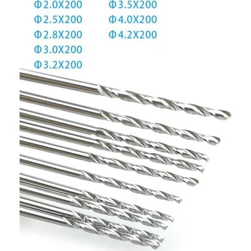 10pcs/set Stainless Steel Drill Bits 200mm Veterinary Orthopedics Instruments
