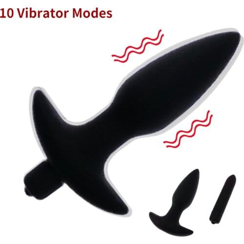 Vibrators Anal Butt Plug Vibrator Sex Toys Prostate Massager Adult Toy Sextoy Erotic Sexshop Buttplug For Men Women Male Sex