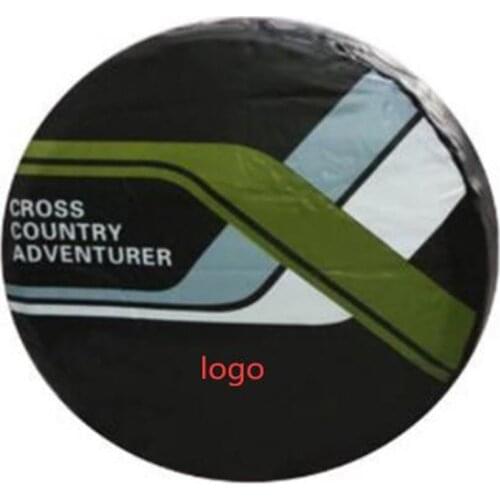 1Pcs Car 15" 16" 17" Inch Heavy-Duty PU Leather Spare Tire Wheel Cover Case Protector For Toyota Land Cruiser Accessories