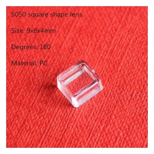 10 pcs 5050 SMD lens 9x8x4mm contour light degrees 180