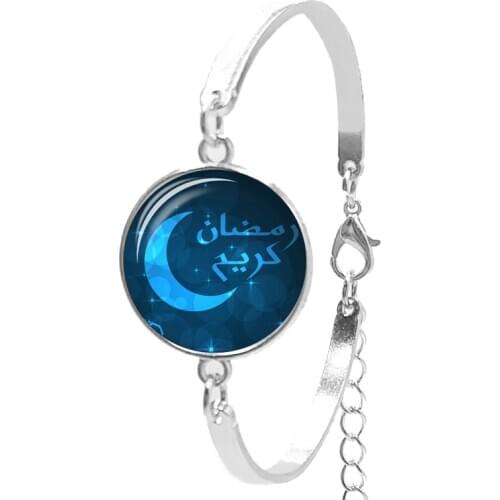 2020 Star Moon Bracelet Glass Cabochon Charm Starry Sky Bracelet Men and Women Jewelry Gifts