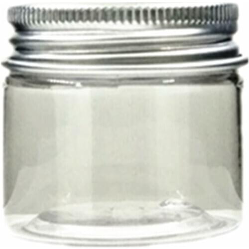 24pcs/lot 25ml pet jar with aluminum cap ,cream jar,Cosmetic case,Cosmetic Packaging,,cosmetic container,bottle