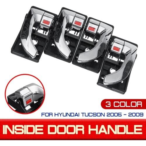 4pcs For Hyundai Tucson 2005 2006 2007 2008 2009 Car Interior Door Handle Inside Inner Door knob
