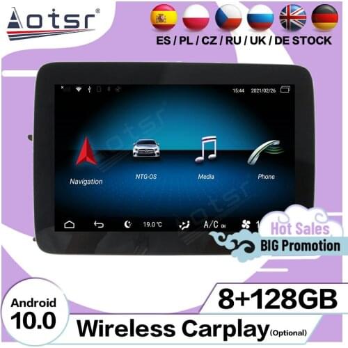 8+128GB Multimedia Stereo Android 10 Player For Mecerdes Benz SLK 2012 2013 2014 2015 GPS Navi BT Auto Car Radio Video Head Unit