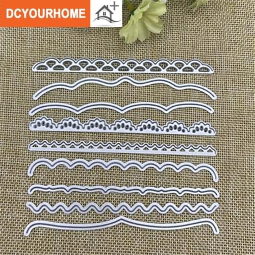 9pcs/Set Decorative Cards Metal Cutting Dies Stencils for DIY Scrapbooking/photo album Decorative Embossing DIY Paper Cards