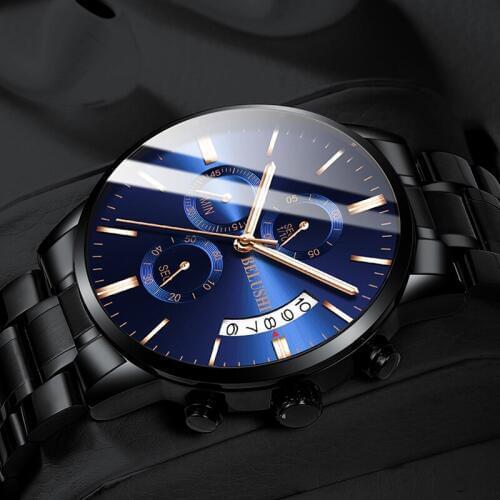 Men Wrist Watch Man Business Watches Chronograph Luxury Brand Male Clock Quartz Watch For Men Relogio Masculino Wristwatch
