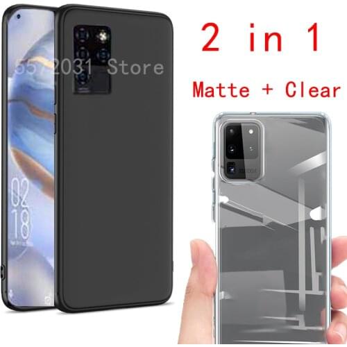 For Oukitel C21 Case Matte Slim Soft TPU Phone Cover For Oukitel C21 C21 Pro C21Pro Case Black Anti-knock