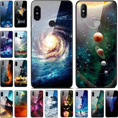 Tempered Glass Case For Xiaomi Redmi Note 5 Silicone Funda for Xiaomi Redmi Note 5 Pro Cover Capa Back Coque for Redmi Note5 Pro