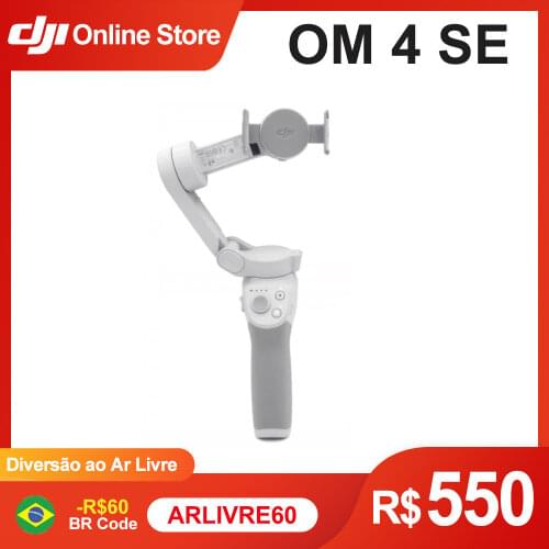 DJI Osmo Mobile OM 4 Gimbal Smartphone Stabilizer Selfie Stick Tripod for Phone Magnetic Design Gesture Control Quick Release
