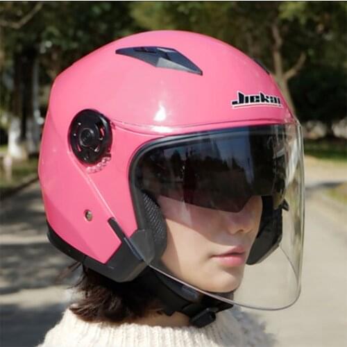 JIEKAI 512 Electric Bicycle Helmet Motorcycle Helmet Men Women Dual Lens Visors Scooter Cascos Motorbike Moto Bike Helmets
