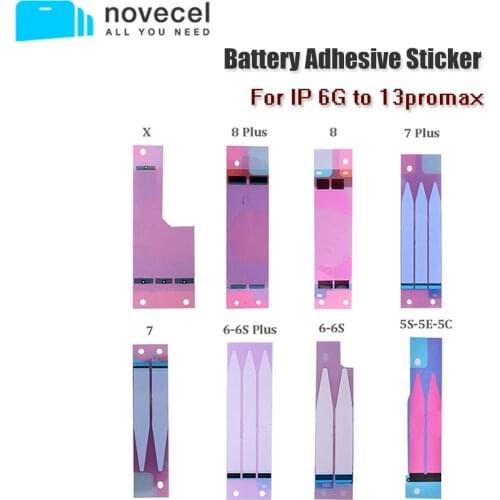 10pcs A+ Battery Adhesive Sticker For iPhone 11 pro X Xs max XR 5 6 6s 7 8 plus Battery Glue Tape Strip Tab Replacement Part