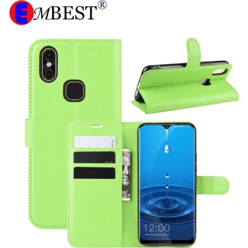 EMBEST Leather Flip Wallet Stand Case Cover For Leagoo M13 Luxury Wallet Fitted Cover For Leagoo M13 Cases Coque capa