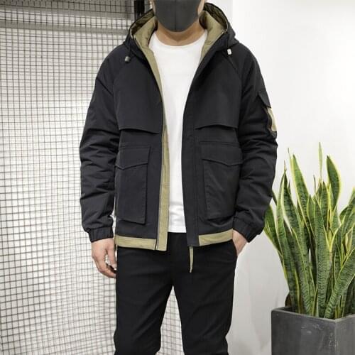 Lihahafang Men's Parkas With A Hood