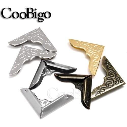 100pcs Book Album Corner Metal Albums Menus Folders Corners for DIY Card File Scrapbook Notebook Accessories