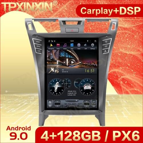 Carplay 2 Din Android 9 Tesla Screen Multimedia For Lexus LS460 2006 2007 2008 2009 2010 2011 2012 GPS BT Vedio Player Head Unit